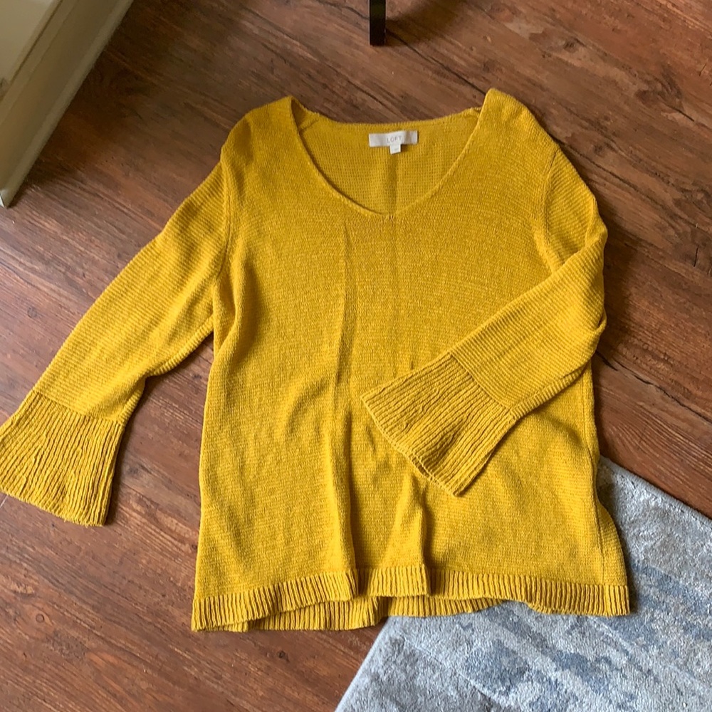 Loft Bell-Sleeve Sweater